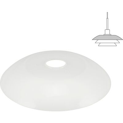 Dyberg Larsen Reserveglas Til Dl31 Pendel, Øverste Skærm (Version 2) Diameter 310 mm, Height 55 mm opal glass Dyberg Larsen Reserveglas Til Dl31 Pendel, Øverste Skærm (Version 2) Diameter 310 mm, Height 55 mm opal glass