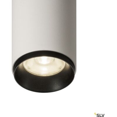SLV Numinos M, Påbygningsspot, 4000k, 2060 Lm, 60°, Dali, Hvid/sort Hvid/Sort Aluminium SLV Numinos M, Påbygningsspot, 4000k, 2060 Lm, 60°, Dali, Hvid/sort Hvid/Sort Aluminium
