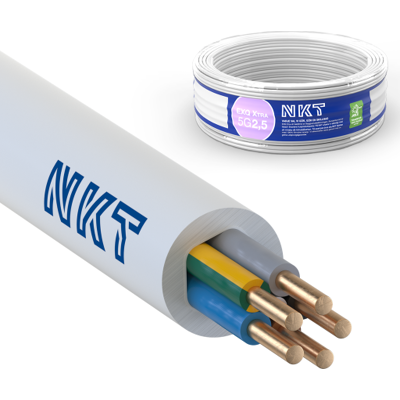 NKT 50 Meter Kabel Exq Xtra Dca 5g2,5 Hvid R50 NKT 50 Meter Kabel Exq Xtra Dca 5g2,5 Hvid R50