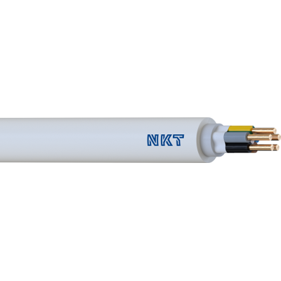 NKT 50 Meter Kabel Hjx/noiklx Xtra B2ca 5g2,5 R50, Hvid Hvid NKT 50 Meter Kabel Hjx/noiklx Xtra B2ca 5g2,5 R50, Hvid Hvid