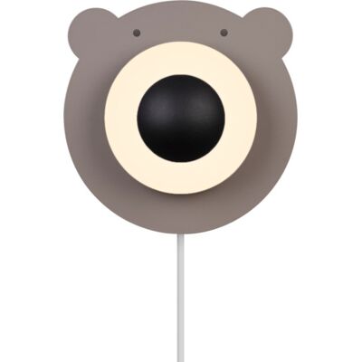 Nordlux Bruna Bear Væglampe - Børnevenlig, E14, Brun Nordlux Bruna Bear Væglampe - Børnevenlig, E14, Brun