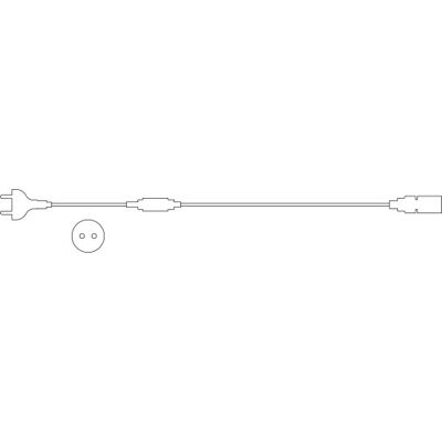 Sirius Flex-Line Startkabel Length 1500 mm Black Plastic Sirius Flex-Line Startkabel Length 1500 mm Black Plastic