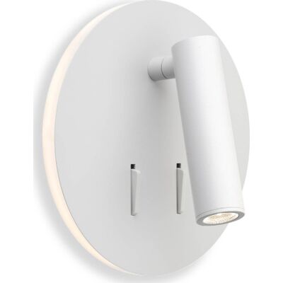 Antidark Circle Væglampe, Hvid Ø15 cm x D11 cm white aluminum Antidark Circle Væglampe, Hvid Ø15 cm x D11 cm white aluminum