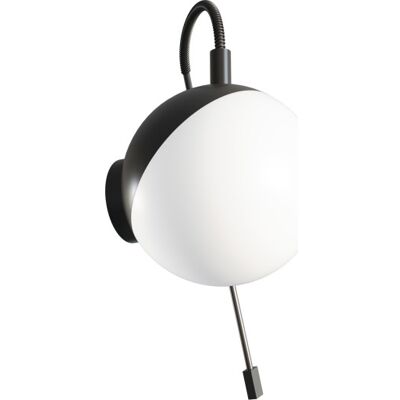 Dansani Bubble Spejllampe, Ø12 Cm, Sort 12 cm black Dansani Bubble Spejllampe, Ø12 Cm, Sort 12 cm black