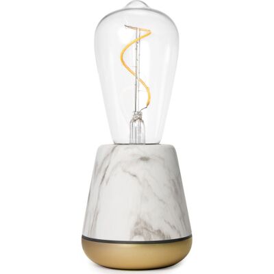 Humble One Smart Genopladelig Bordlampe, Hvid Marmor h195 x ø85 mm white aluminum, pbt, plastic, silicone Humble One Smart Genopladelig Bordlampe, Hvid Marmor h195 x ø85 mm white aluminum, pbt, plastic, silicone