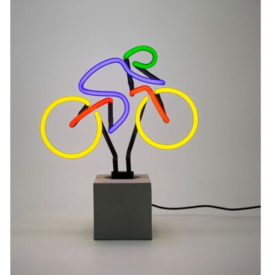 4 Stk Locomocean Cykel Neonskilt 250 x 90 x 300 mm multicolor glass 4 Stk Locomocean Cykel Neonskilt 250 x 90 x 300 mm multicolor glass
