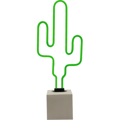 Locomocean Kactus Neonskilt 180x90x410 mm green glass Locomocean Kactus Neonskilt 180x90x410 mm green glass