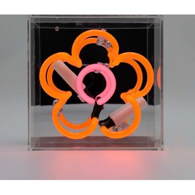 Locomocean Daisy Neonskilt, Orange 16 x 16 x 9 cm orange glass, acrylic Locomocean Daisy Neonskilt, Orange 16 x 16 x 9 cm orange glass, acrylic