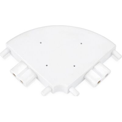 Markslöjd Combine Samlestykke, Hjørne 49x49 mm White Markslöjd Combine Samlestykke, Hjørne 49x49 mm White