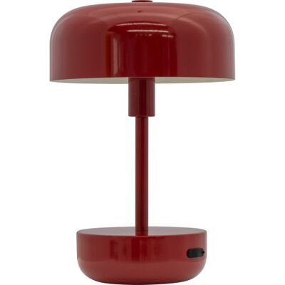 Dyberg Larsen Haipot Bærbar LED Bordlampe Mørkerød - LED Bordlampe Dyberg Larsen Haipot Bærbar LED Bordlampe Mørkerød - LED Bordlampe