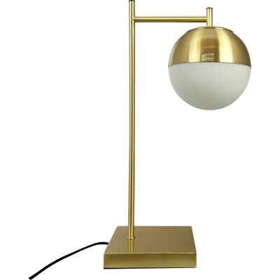 Dyberg Larsen Caen Bordlampe L25 x H45 cm gold glass, metal Dyberg Larsen Caen Bordlampe L25 x H45 cm gold glass, metal