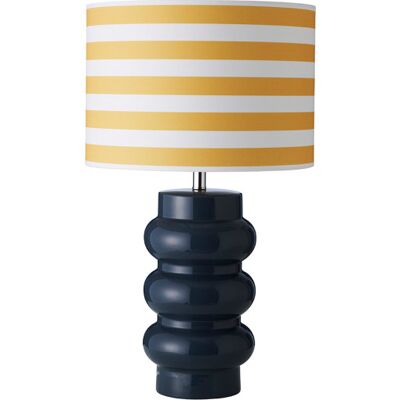 Superliving Lyon Bordlampe, Blå/gul 56cm (height), 33cm (shade diameter) blue, yellow, white ceramic, fabric Superliving Lyon Bordlampe, Blå/gul 56cm (height), 33cm (shade diameter) blue, yellow, white ceramic, fabric