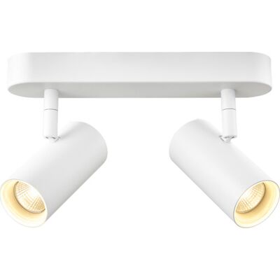 SLV NOBLO - Dobbel rund væg- og loftlampe - Justerbar & Dæmpbar SLV NOBLO - Dobbel rund væg- og loftlampe - Justerbar & Dæmpbar
