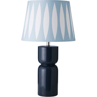 Superliving Paris Bordlampe, Blå 33 cm diameter, 56 cm height blue porcelain ceramic, textile Superliving Paris Bordlampe, Blå 33 cm diameter, 56 cm height blue porcelain ceramic, textile