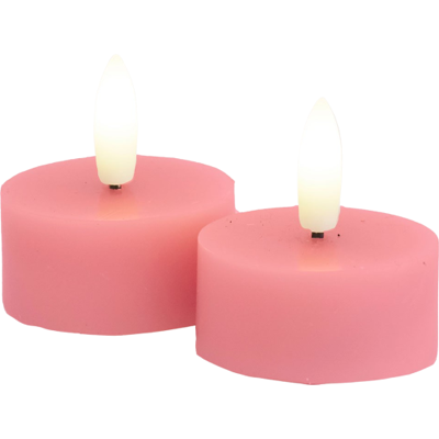 Sirius Sille Led Fyrfadslys, Batteri, Rosa 2.2x4 cm pink wax Sirius Sille Led Fyrfadslys, Batteri, Rosa 2.2x4 cm pink wax