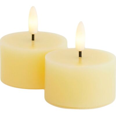 Sirius Sille Led Fyrfadslys, Batteri, Gul Gul Stearin Sirius Sille Led Fyrfadslys, Batteri, Gul Gul Stearin