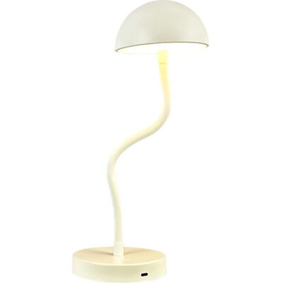 Dyberg Larsen Fonzy Genopladelig Bordlampe, Hvid 12 x 12 x 38 cm pearl white unisex metal Dyberg Larsen Fonzy Genopladelig Bordlampe, Hvid 12 x 12 x 38 cm pearl white unisex metal