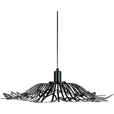 Dyberg Larsen Flora Pendel, Sort, Ø60 Cm Diameter 60 cm x Height 12 cm, Cord length 3 m, Canopy diameter 11 cm x height 2.5 cm black matte metal Dyberg Larsen Flora Pendel, Sort, Ø60 Cm Diameter 60 cm x Height 12 cm, Cord length 3 m, Canopy diameter 11 cm x height 2.5 cm black matte metal