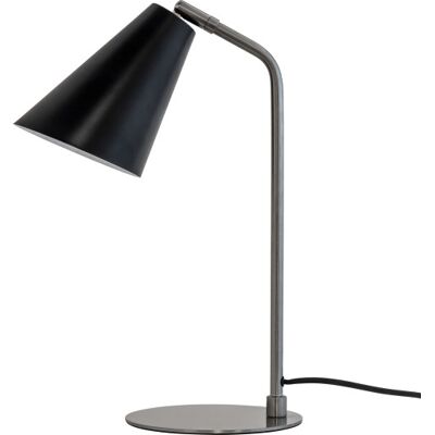 Dyberg Larsen Oswald Sort/Stål Bordlampe - Moderne Design Dyberg Larsen Oswald Sort/Stål Bordlampe - Moderne Design