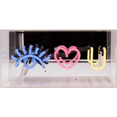 Locomocean Eye Love You Neonskilt 180x470x275 mm multicolor glass, acrylic Locomocean Eye Love You Neonskilt 180x470x275 mm multicolor glass, acrylic