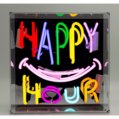 Locomocean Happy Hour Neonskilt 180 x 340 x 330 mm multicolor glass, acrylic Locomocean Happy Hour Neonskilt 180 x 340 x 330 mm multicolor glass, acrylic