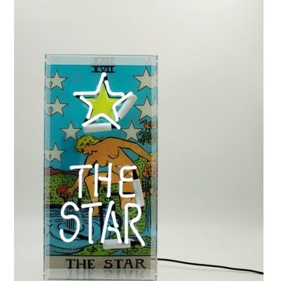Locomocean The Star Neonskilt 180x470x275 mm white glass, acrylic Locomocean The Star Neonskilt 180x470x275 mm white glass, acrylic