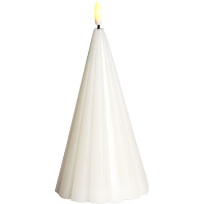 Sirius Laura Led Bloklys, Batteri, Hvid, H17 Cm height 17 cm; diameter 9.5 cm white wax Sirius Laura Led Bloklys, Batteri, Hvid, H17 Cm height 17 cm; diameter 9.5 cm white wax