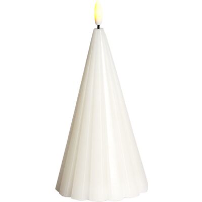 Sirius Laura Led Bloklys, Batteri, Hvid, H20 Cm 10x20 cm white wax Sirius Laura Led Bloklys, Batteri, Hvid, H20 Cm 10x20 cm white wax
