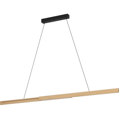 Eglo Montebuono Langbordspendel L180 x W5.5 x H150 cm black,brown aluminum,steel,plastic Eglo Montebuono Langbordspendel L180 x W5.5 x H150 cm black,brown aluminum,steel,plastic
