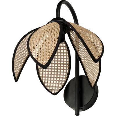 Osram Decor Rattan Lotus Væglampe 210x270x345 mm beige rattan, steel Osram Decor Rattan Lotus Væglampe 210x270x345 mm beige rattan, steel