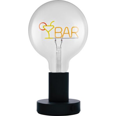 Osram Letter Bar Bordlampe 23.1 x 12.5 x 12.5 cm black metal, glass Osram Letter Bar Bordlampe 23.1 x 12.5 x 12.5 cm black metal, glass