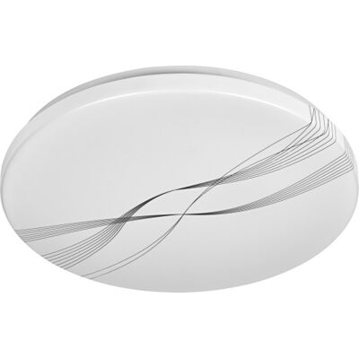 Osram Orbis Brush Plafond, Ø38 Cm Diameter 380 mm x Height 61 mm White Steel, Acrylic Osram Orbis Brush Plafond, Ø38 Cm Diameter 380 mm x Height 61 mm White Steel, Acrylic