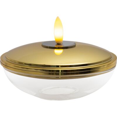 6 Stk Sirius Lia Genopladelig Lys, Guld Diameter 9.9 cm x Height 5 cm gold metal, plastic, glass 6 Stk Sirius Lia Genopladelig Lys, Guld Diameter 9.9 cm x Height 5 cm gold metal, plastic, glass