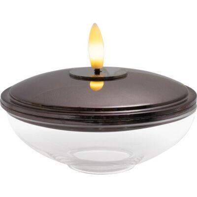 6 Stk Sirius Lia Genopladelig Lys, Sort Nikkel Ø9.9 cm x H5 cm black nickel glass, metal 6 Stk Sirius Lia Genopladelig Lys, Sort Nikkel Ø9.9 cm x H5 cm black nickel glass, metal