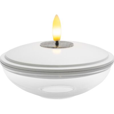 6 Stk Sirius Lia Genopladelig Lys, Hvid Ø10 x H5 cm white glass, metal 6 Stk Sirius Lia Genopladelig Lys, Hvid Ø10 x H5 cm white glass, metal