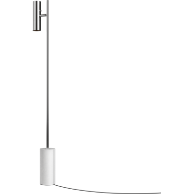 Sackit Expo Gulvlampe, Krom 131 cm polished aluminium, marble Sackit Expo Gulvlampe, Krom 131 cm polished aluminium, marble