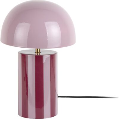 Leitmotiv Rayado Bordlampe, Stribet Lilla Diameter 250 mm, Height 340 mm, Length 250 mm Black Metal/Glossy finish Leitmotiv Rayado Bordlampe, Stribet Lilla Diameter 250 mm, Height 340 mm, Length 250 mm Black Metal/Glossy finish