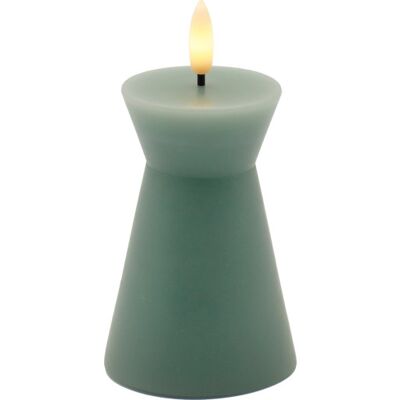 Sirius Sille Nordic Sculpture Kegle Kunstig Stearinlys, Grøn 6.7x10 cm green wax Sirius Sille Nordic Sculpture Kegle Kunstig Stearinlys, Grøn 6.7x10 cm green wax