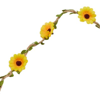 Sirius Flora Sommerblomster Lyskæde, 2 Meter, Gul 2 m yellow plastic Sirius Flora Sommerblomster Lyskæde, 2 Meter, Gul 2 m yellow plastic