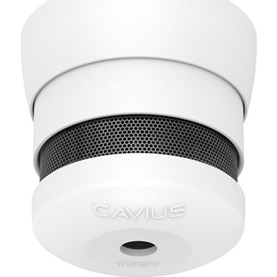 Cavius Røgalarm, 10 Års Batterilevetid 40x41 mm White Cavius Røgalarm, 10 Års Batterilevetid 40x41 mm White