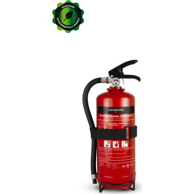 Housegard 2kg Pulverbrandslukker - Brandbekæmper Housegard 2kg Pulverbrandslukker - Brandbekæmper