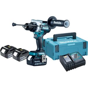 Makita Slagboremaskine Dhp486rt3j, 3 X 18 V/5,0 Ah