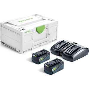 Festool Energi-Set Sys 18v 2x5,0/tcl 6 Duo