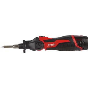 Milwaukee M12 Loddekolbe - Kompakt, 400°C, 3-Position Hoved Milwaukee M12 Loddekolbe - Kompakt, 400°C, 3-Position Hoved