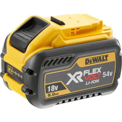 Dewalt Flexvolt Batteri, 54 V/3,0 Ah, 18 V/ 9,0 Ah Dewalt Flexvolt Batteri, 54 V/3,0 Ah, 18 V/ 9,0 Ah