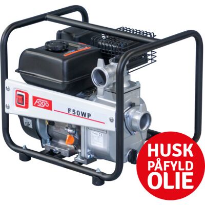Fogo F50wp 2" Pumpe Med Rato Benzinmotor, 600 L/min. Fogo F50wp 2" Pumpe Med Rato Benzinmotor, 600 L/min.