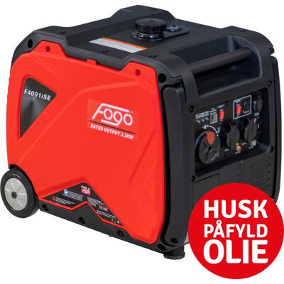 Fogo F4001ise Generator/inverter 230v, 3,5 Kw, Rato, Elstart Fogo F4001ise Generator/inverter 230v, 3,5 Kw, Rato, Elstart