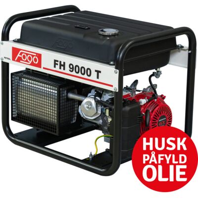 Fogo Fh9000t Generator 400v/230v 8,7 Kva/6,2 Kw, Honda Fogo Fh9000t Generator 400v/230v 8,7 Kva/6,2 Kw, Honda