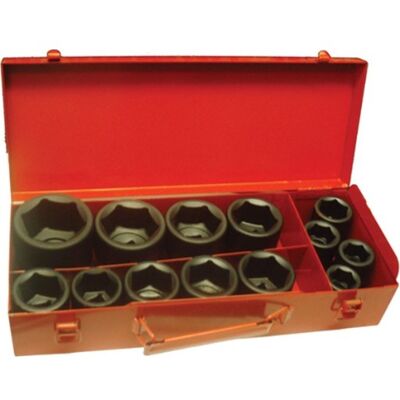 Bato Krafttopsæt 3/4" 21 - 50 Mm, 13 Dele, 6kt. Bato Krafttopsæt 3/4" 21 - 50 Mm, 13 Dele, 6kt.