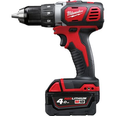 Milwaukee M18 BDD-402C Trådløs Boremaskine - 60Nm, 2x4Ah, Kompakt Milwaukee M18 BDD-402C Trådløs Boremaskine - 60Nm, 2x4Ah, Kompakt
